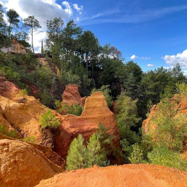 Roussillon ochre cliffs