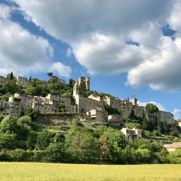 Provencal hilltop village of Montbrun