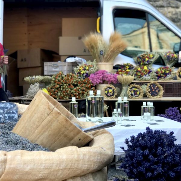 village market lavender van