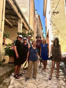 2018 July small group lavender tour in Provence village