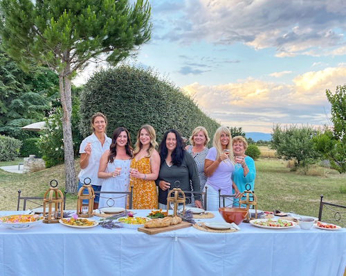 Provence lavender tour group photo