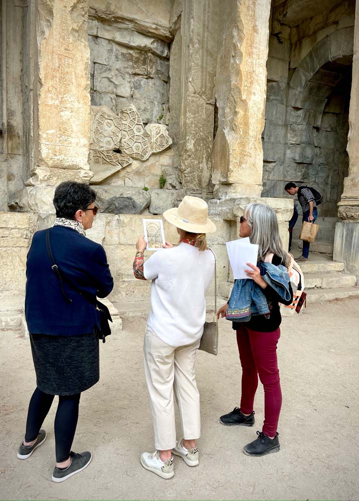 guided small group city tour of Nimes, France and Roman historical places