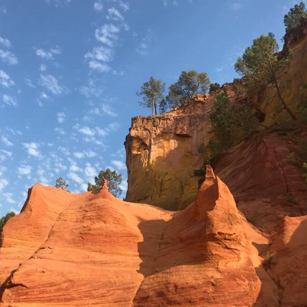 Roussillon ochre cliffs