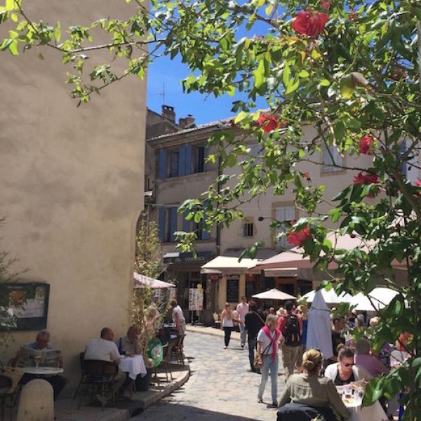Lourmarin city street