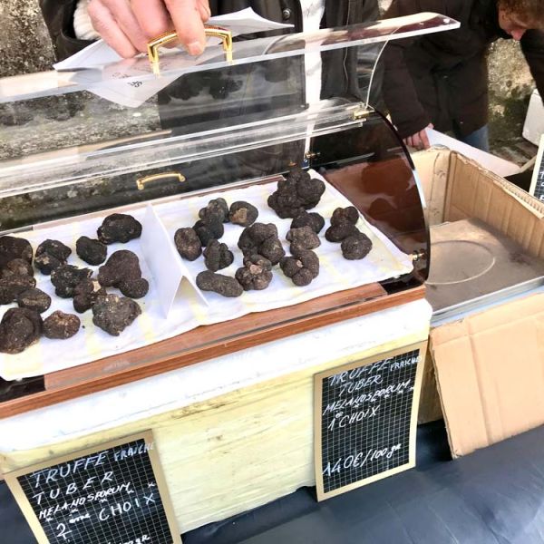 fresh truffles at Provence market