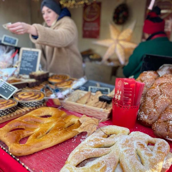 Christmas time in Provence village market