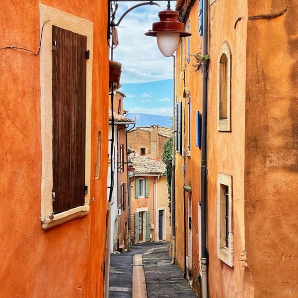 Roussillon village street
