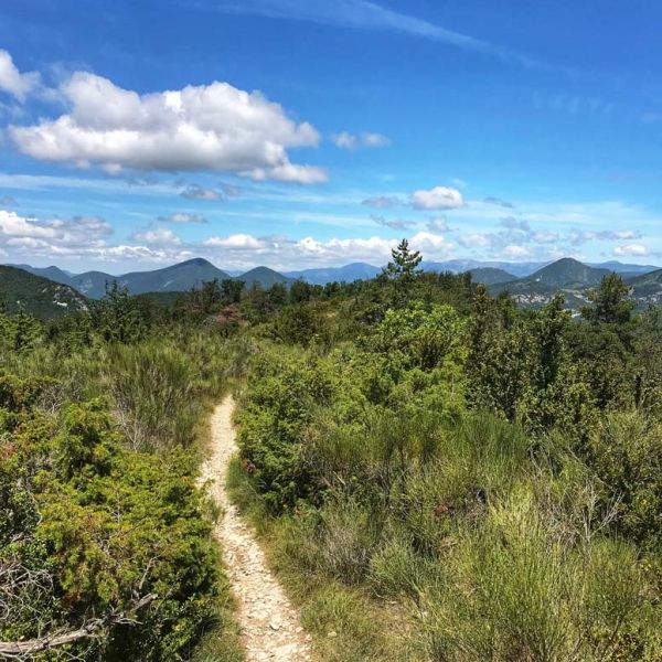 hiking trail in Provence